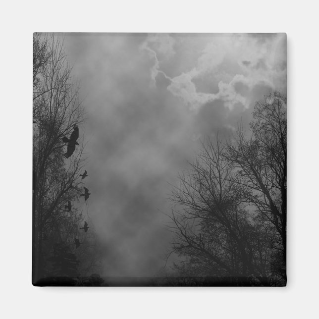 Íman Céu Gótico Assombrado (Frente)