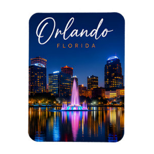 Íman Céu Noturno da Cidade de Orlando Florida Viagem