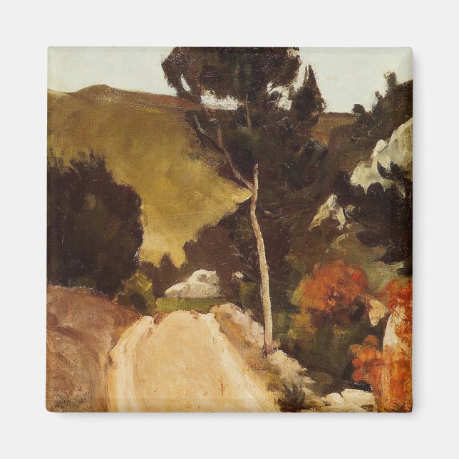 Íman Cezanne - Road in Provence, (Frente)