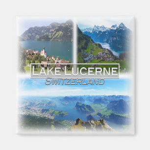 Íman CH0286 Europe, Suiça, Lago Lucerne, Fridge