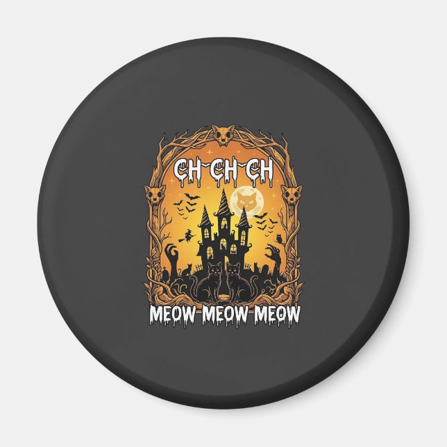 Íman Ch Meow Halloween Castelo Assombrado_1 (Frente)