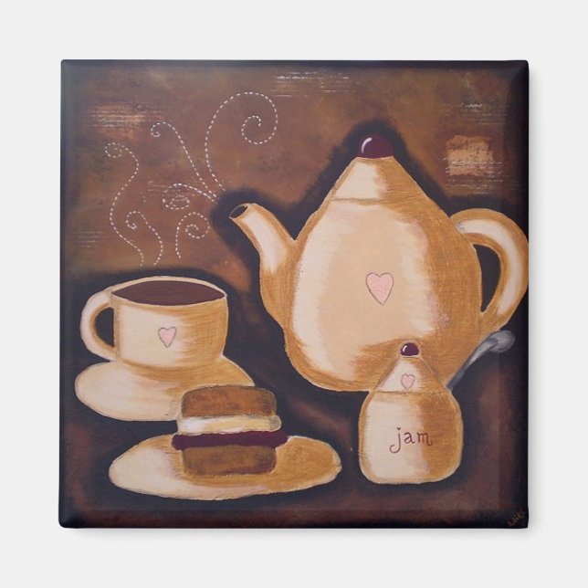 Íman Chá de creme (Frente)