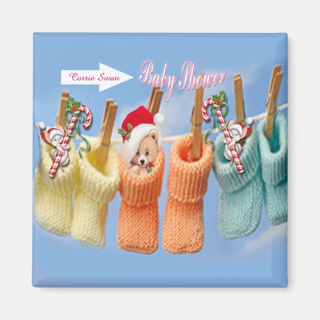 Íman Chá de fraldas (Frente)