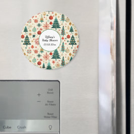 Íman Chá de fraldas Festivo de Inverno