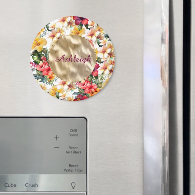 Íman Chá de panela de Flores de Hibisco Amarelo Tropica (In Situ (Fridge))