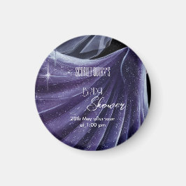 Íman Chá de panela roxo moderno do casamento nº 2