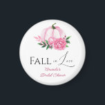 Íman Chá de panela Russo Pumpkin Rosa Esmagado<br><div class="desc">Celebrar a noiva a ser com um Chá de panela Pampkin Pink Pink especial, de um tipo! Nossos Amantes de queda apresentam um buquê de flor de aquarela e um delicado roteiro de caligrafia. Surpreenda seus hóspedes com um convite inesquecível que captura perfeitamente as ideias de chá de casamento giro...</div>