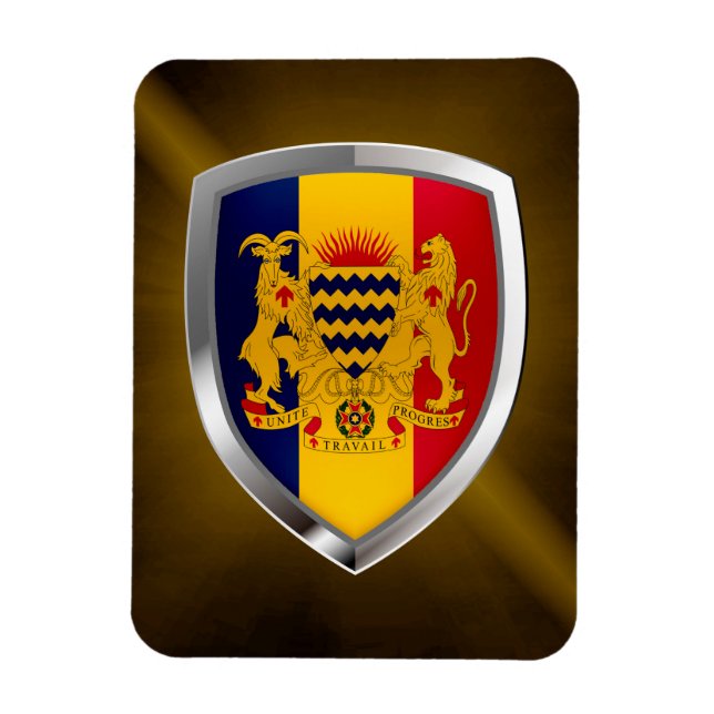 Íman Chad Mettalic Emblem (Vertical)