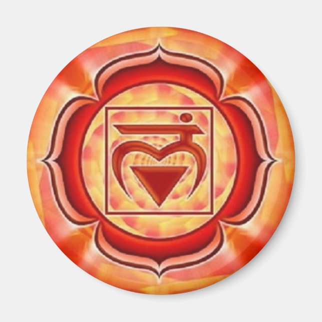 Íman Chakra - Raiz - Magnet (Frente)