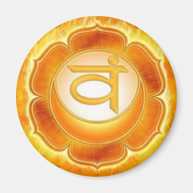 Íman Chakra - Sacral - Magnet (Frente)
