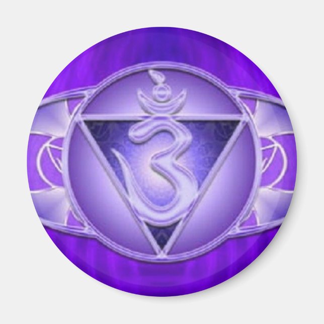 Íman Chakra - Terceiro Olho - Magnet (Frente)