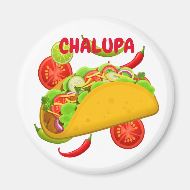 Íman Chalupa da cozinha mexicana (Frente)