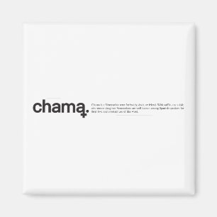 Íman Chama Black and White Magnet