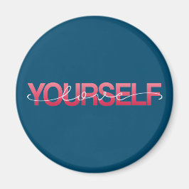 Íman Chamada de Amor Próprio Caligrafia | Ímã