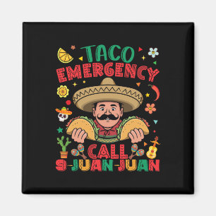 Íman Chamada de Emergência do Taco 9 Juan Cinco De Mayo