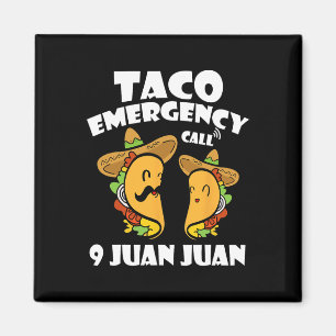 Íman Chamada de Emergência do Taco 9 Juan Cinco De Mayo