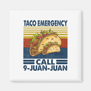 Íman Chamada de Emergência do Taco 9 Juan Funny Cinco d