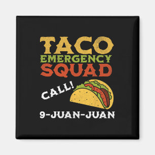 Íman Chamada de Emergência do Taco 9 Juan Funny Cinco d