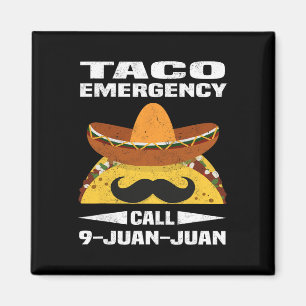 Íman Chamada de Emergência do Taco 9 Juan Funny Cinco d