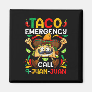 Íman Chamada de Emergência do Taco 9 Juan Shirt Cinco D