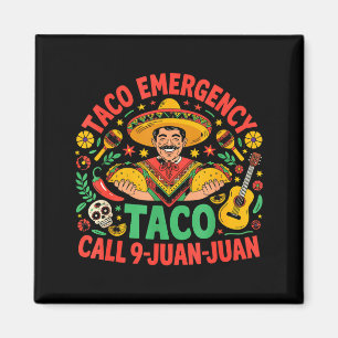 Íman Chamada de emergência taco 9 juan juan cinco de ma