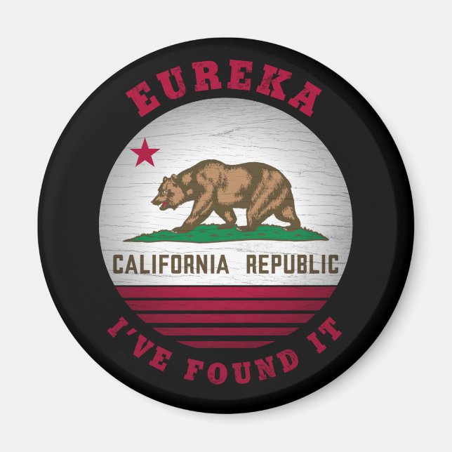 ÍMAN CHAMADA ESTATAL DE CALIFORNIA EUREKA (Frente)