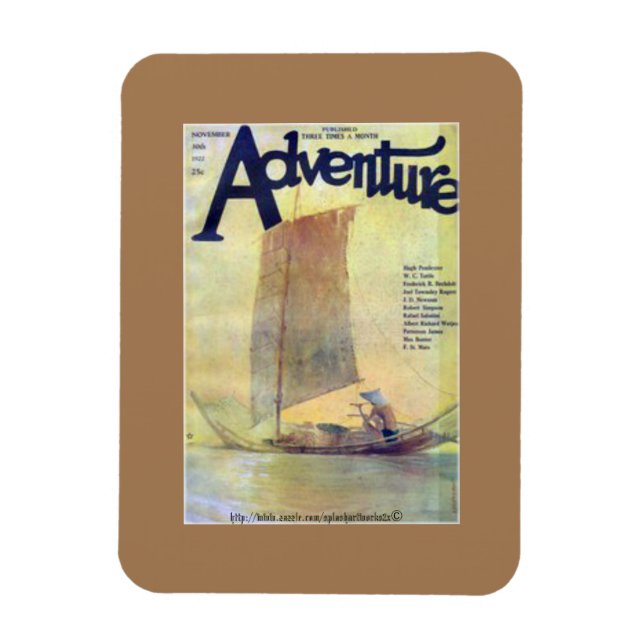 Íman "Chamas da Tempestade por W. C. Tuttle" (Vertical)