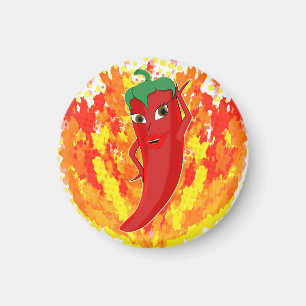 Íman Chamas de Fogo Red Hot Pepper
