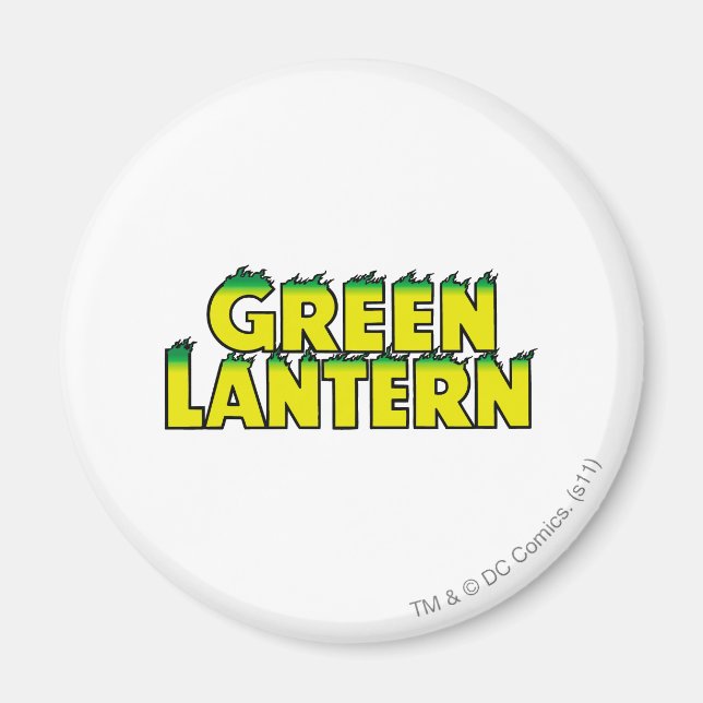 Íman Chamas do logotipo amarelo (Frente)