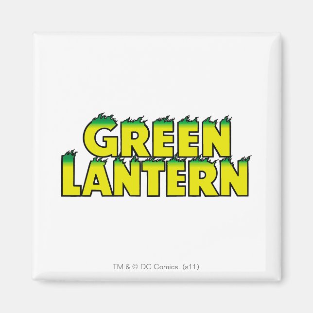 Íman Chamas do logotipo amarelo (Frente)