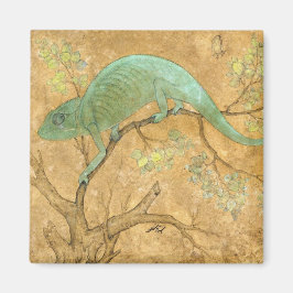 Íman Chameleon (Lizard) (Réptil) (Arte Mughal) (Asiátic
