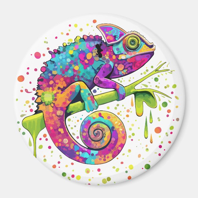 Íman Chameleon Paint mantém estilo aquarela (Frente)