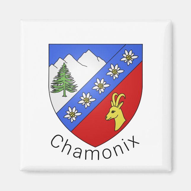 Íman Chamonix casaco de braços (Frente)
