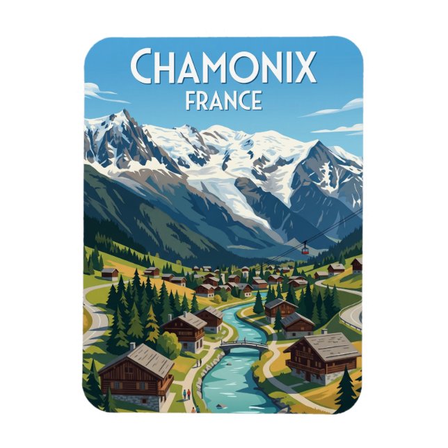 Íman Chamonix França (Vertical)