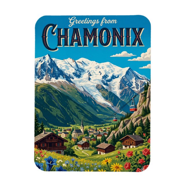 Íman Chamonix França (Vertical)
