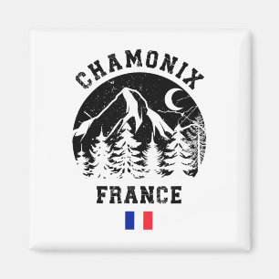 Íman Chamonix France Alps Ski Resort Alpino Skiing Fren