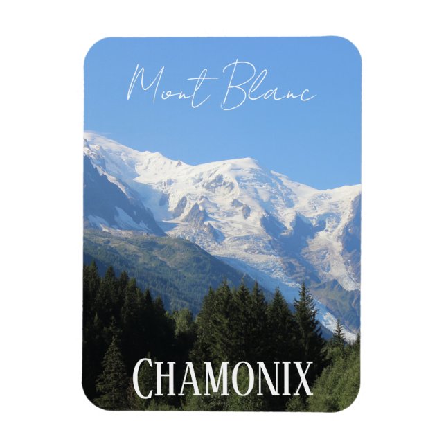 Íman Chamonix, Mont Blanc, Alpes franceses, Verão (Vertical)