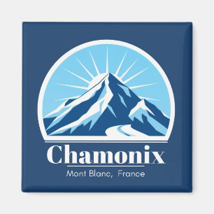 Íman Chamonix Mont Blanc France souvenir