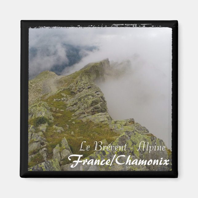 Íman Chamonix, Mont Blanc, Le Brévent (Magnet) (Frente)