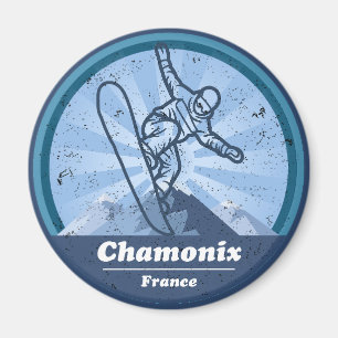 Íman Chamonix Station de ski - Snowboard