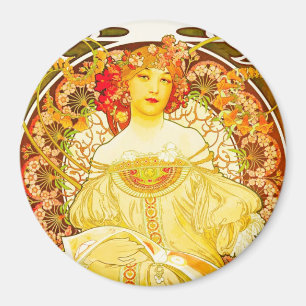 Íman Champagne, Alphonse Mucha - ímã