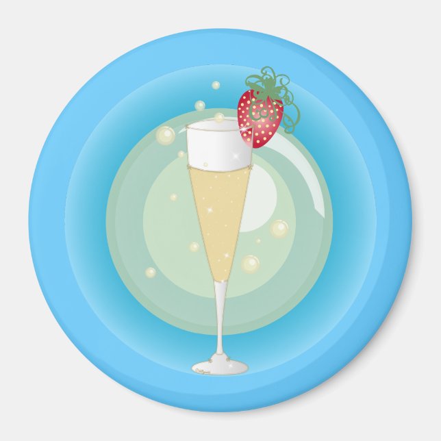 Íman Champanhe (Frente)