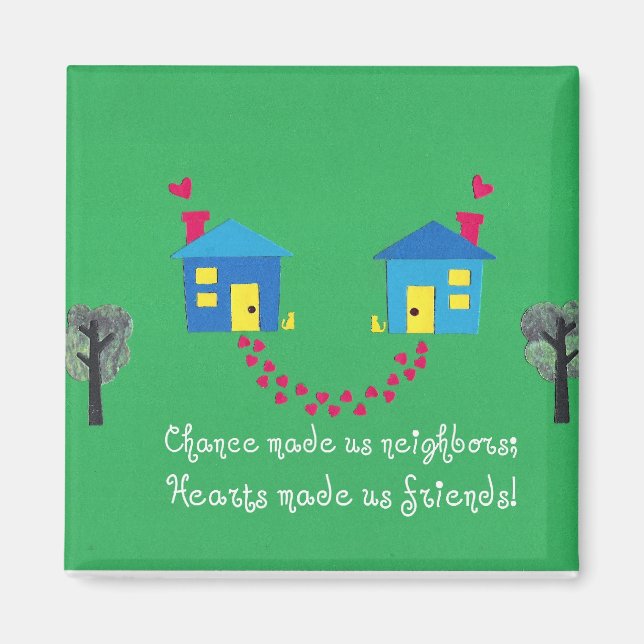 Íman Chance nos fez vizinhos... (Frente)