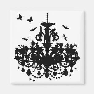 Íman Chandelier e Borboletas