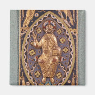 Íman Chapa do relicário que descreve o cristo