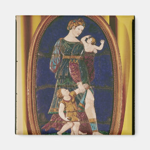 Íman Chapa que descreve a caridade, Limousin, 1559