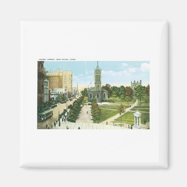 Íman Chapel Street, New Haven, Connecticut (Frente)