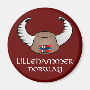Íman Chapéu de Lillehammer Noruega Viking