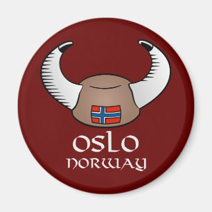 Íman Chapéu de Oslo Noruega Viking