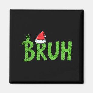 Íman Chapéu de Papai Noel Natal Bruh Engraçado Humor de